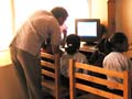 Pupils in the computer lab.
