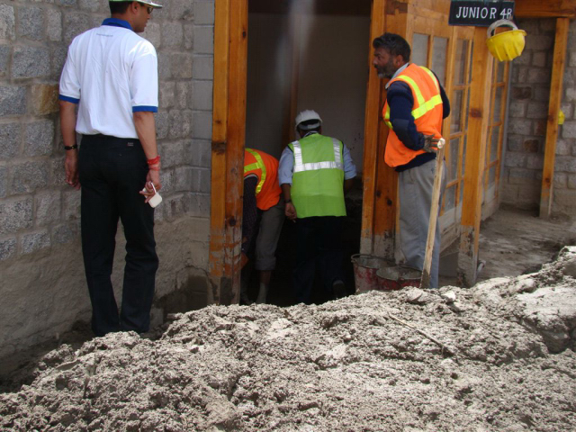 The HCC team at work|