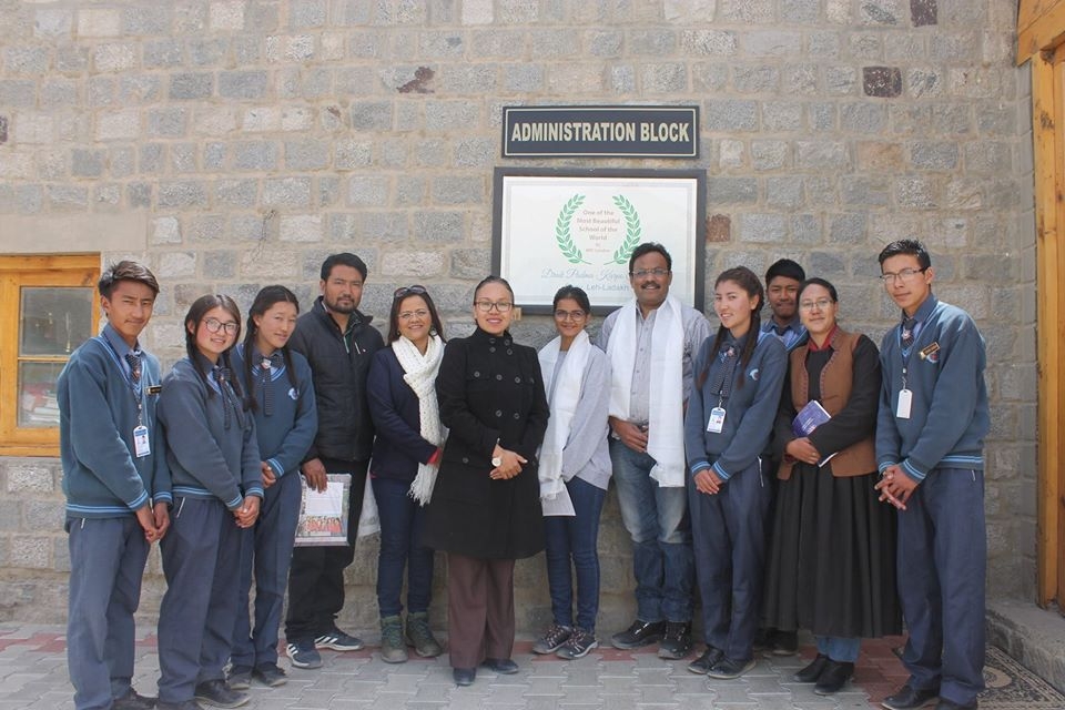 Maharashtra Education Minister – Visit to DPKS Campus.